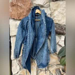 Oversized denim jacket